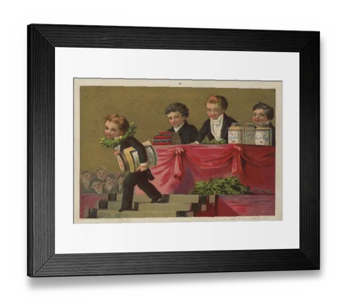 Framed Print : Series of pictures Ox as Judge Framed Print : Series of pictures Ox as Judge