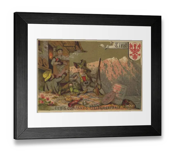 Framed Print : Picture series States of Austria Framed Print : Picture series States of Austria