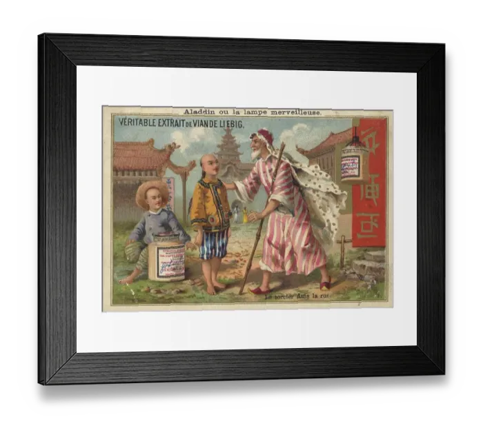 Framed Print : Picture series Aladdin with the magic lamp Framed Print : Picture series Aladdin with the magic lamp