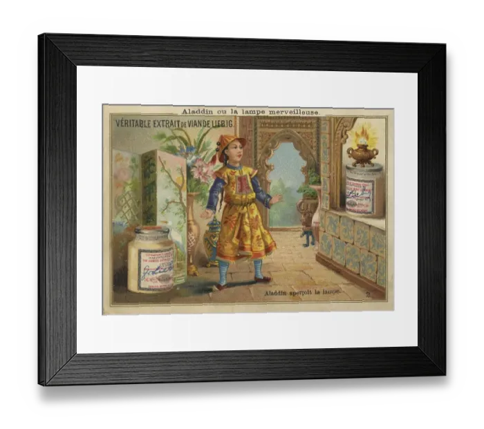 Framed Print : Picture series Aladdin with the magic lamp