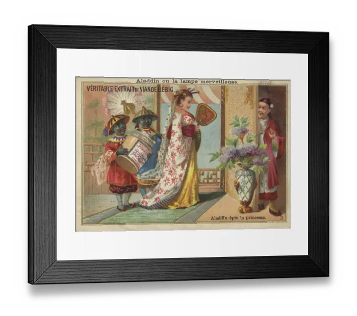 Framed Print : Picture series Aladdin with the magic lamp Framed Print : Picture series Aladdin with the magic lamp