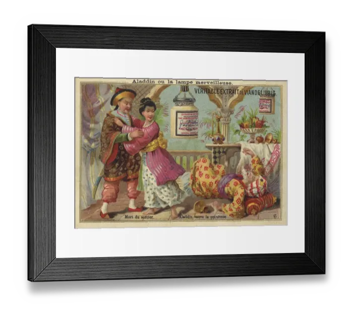 Framed Print : Picture series Aladdin with the magic lamp