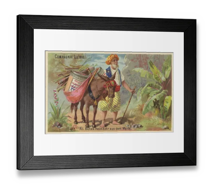 Framed Print : Picture series Alibaba, 1883, Paris Framed Print : Picture series Alibaba, 1883, Paris