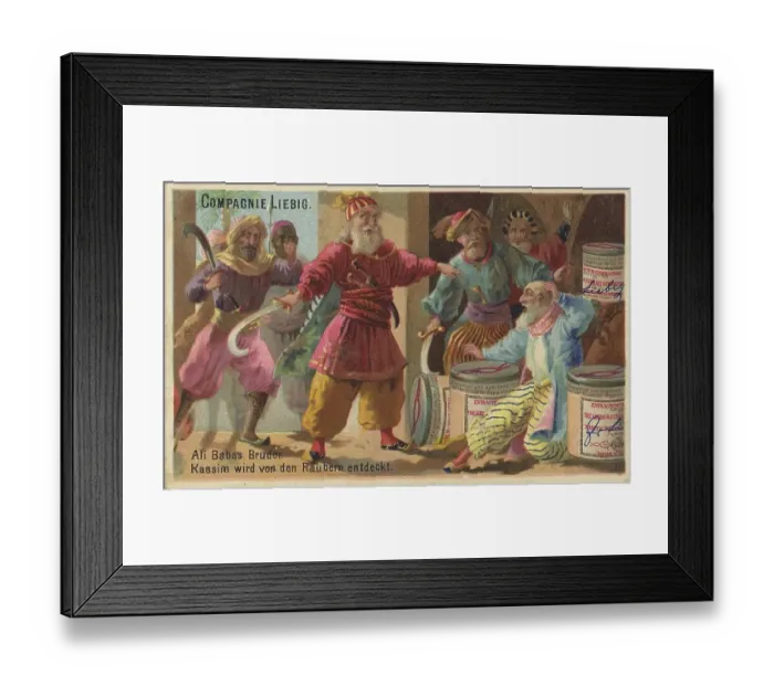 Framed Print : Picture series Alibaba, 1883, Paris Framed Print : Picture series Alibaba, 1883, Paris