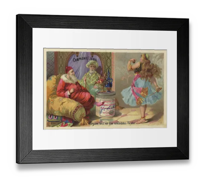 Framed Print : Picture series Alibaba, 1883, Paris