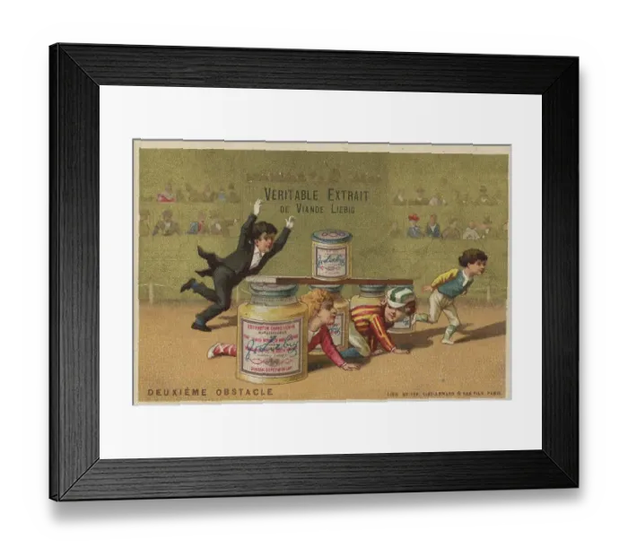 Framed Print : Picture series steeplechase, silly August Framed Print : Picture series steeplechase, silly August