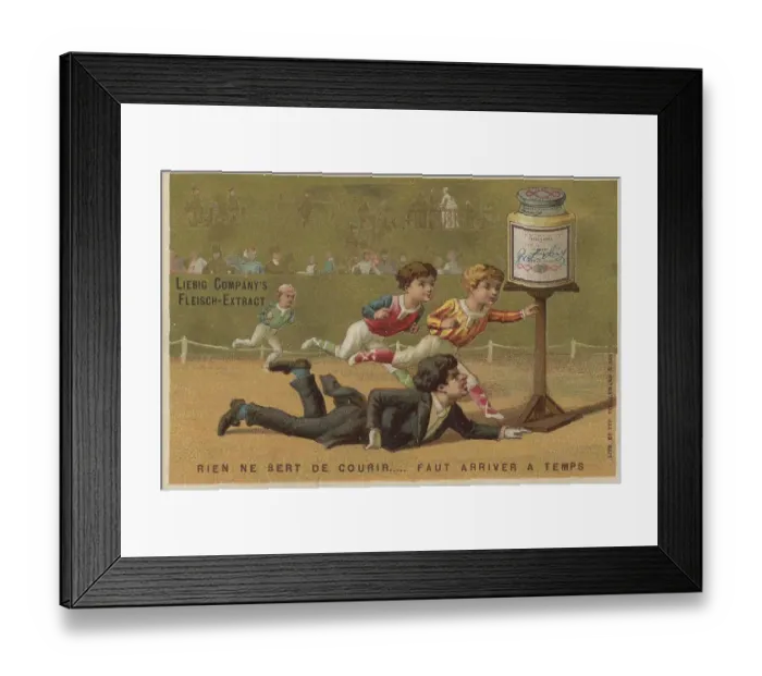 Framed Print : Picture series steeplechase, stupid August Framed Print : Picture series steeplechase, stupid August