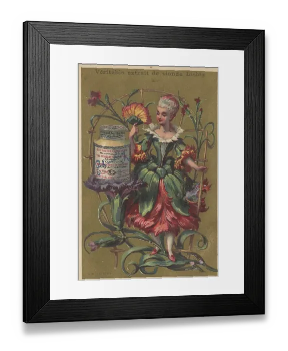 Framed Print : Picture series Flower Girl I. 1883