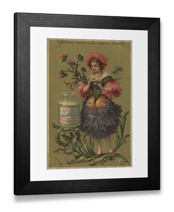 Framed Print : Series of pictures Flower Girl I Framed Print : Series of pictures Flower Girl I