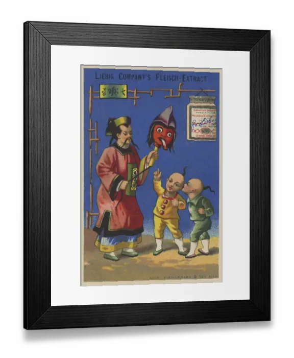 Framed Print : Picture series Chinese II, 1883