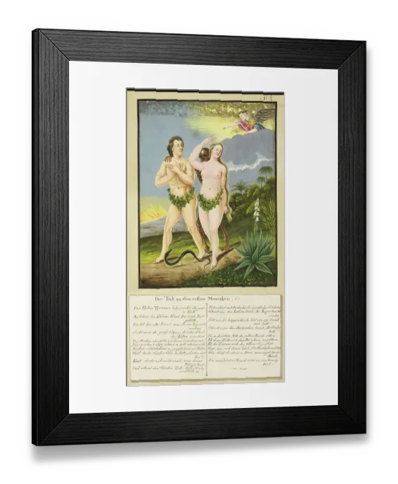 Framed Print : Death Comes to the First Men, Adam and Eve Framed Print : Death Comes to the First Men, Adam and Eve