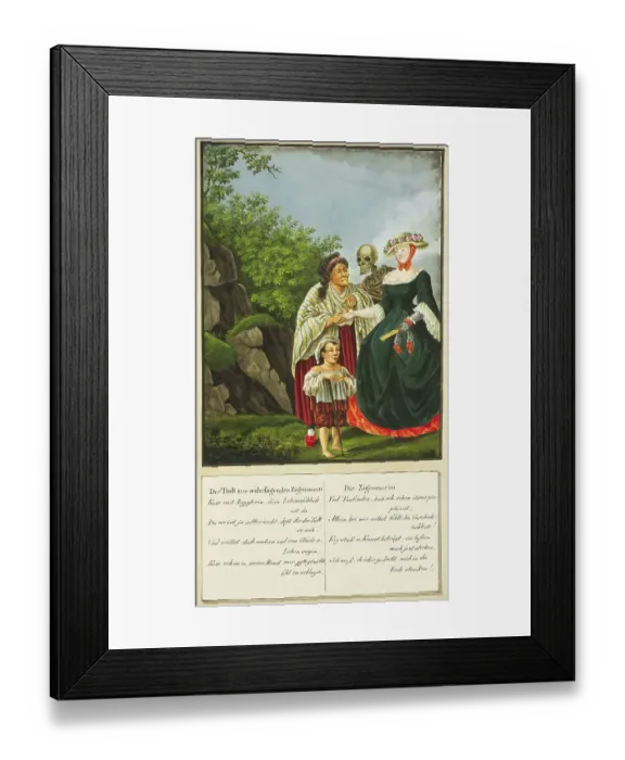 Framed Print : Death Comes to the Fortune-telling Gypsy Framed Print : Death Comes to the Fortune-telling Gypsy
