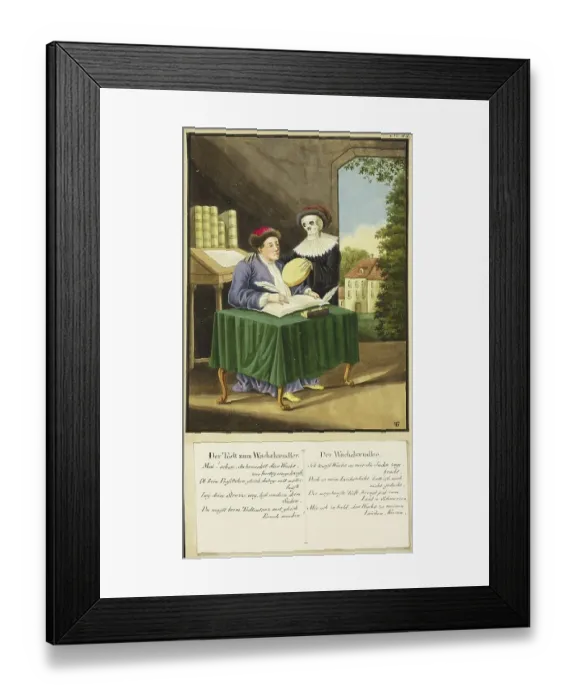 Framed Print : Death Comes to the Wax Merchant Framed Print : Death Comes to the Wax Merchant