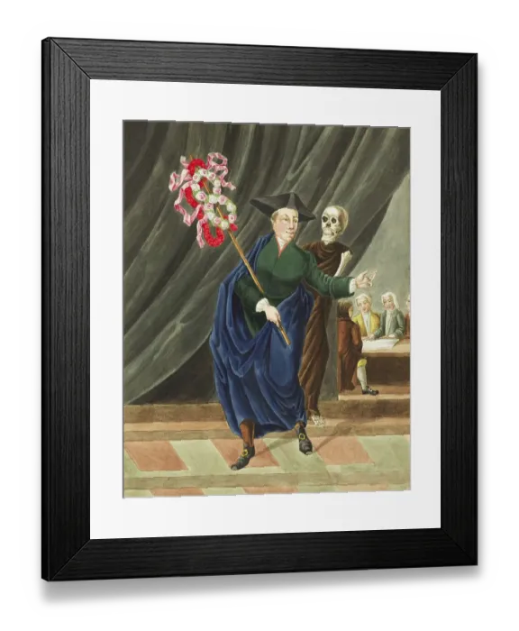 Framed Print : The death comes to the field guard