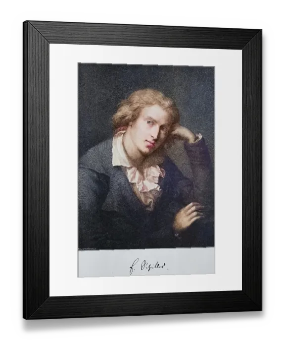 Framed Print : Johann Christoph Friedrich Schiller Framed Print : Johann Christoph Friedrich Schiller