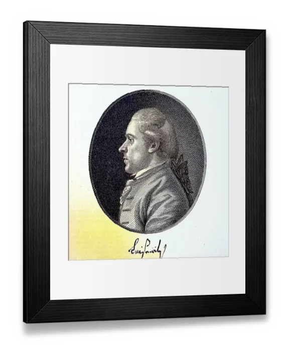 Framed Print : Johann Anton Leisewitz, 9 May 1752- 10 September 1806