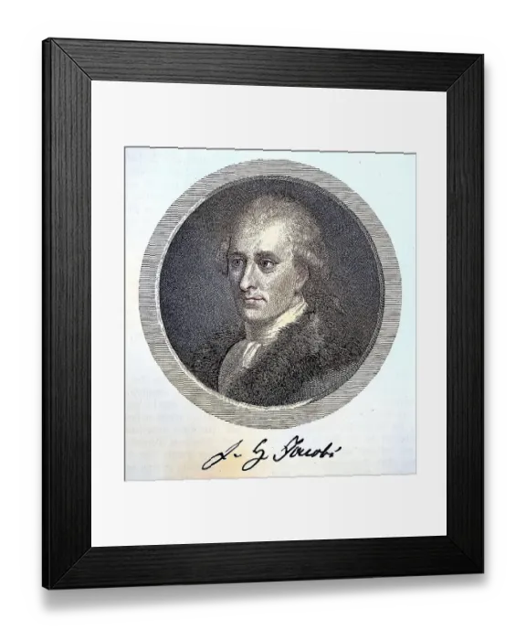 Framed Print : Friedrich Heinrich Jacobi, also Fritz Jacobi