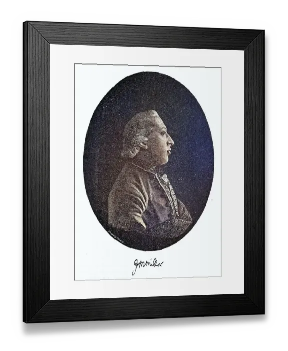 Framed Print : Johann Martin Miller, 3 December 1750-21 June 1814 Framed Print : Johann Martin Miller, 3 December 1750-21 June 1814