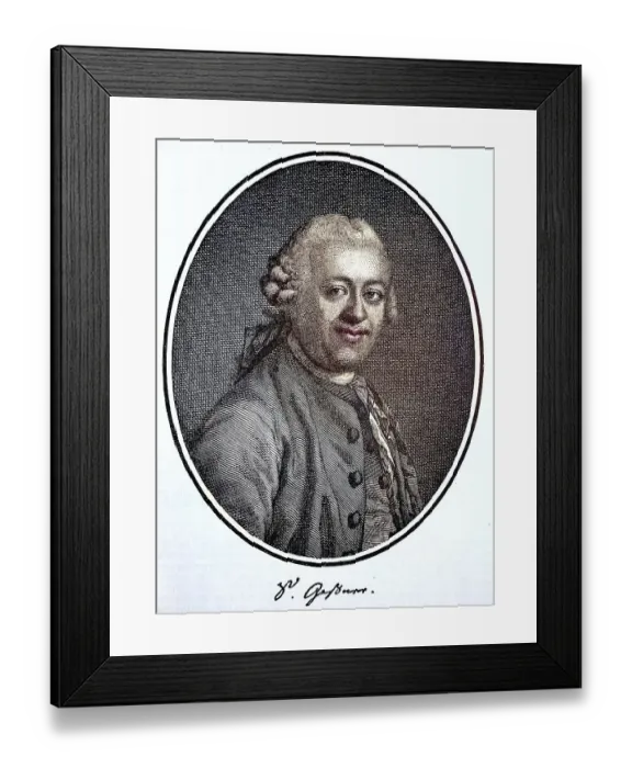 Framed Print : Salomon Gessner, 1 April 1730, 2 March 1788 Framed Print : Salomon Gessner, 1 April 1730, 2 March 1788