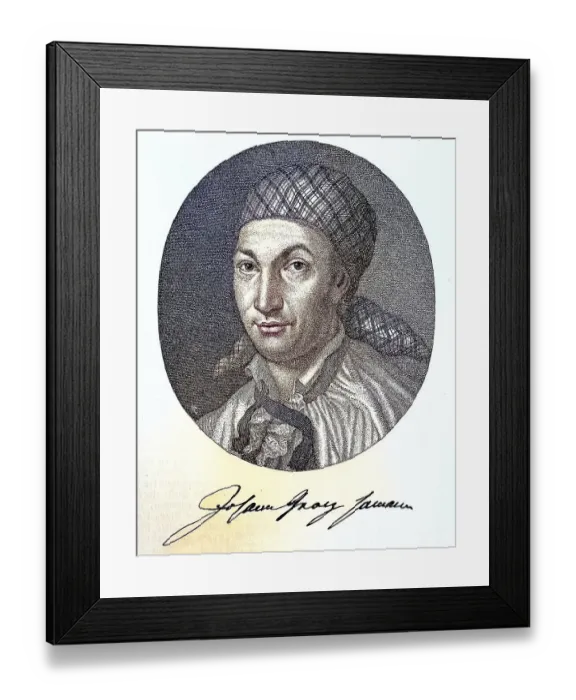 Framed Print : Johann Georg Hamann, 27 August 1730 Framed Print : Johann Georg Hamann, 27 August 1730