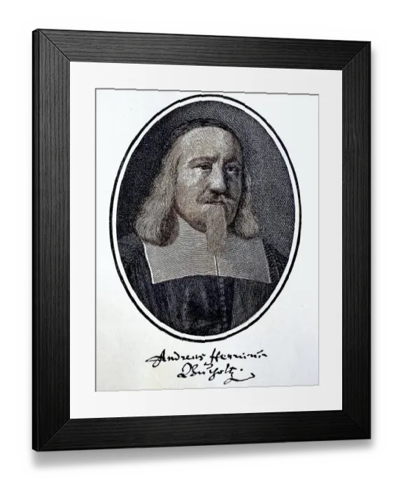Framed Print : Andreas Heinrich Bucholtz, also Andreas Henricus Bucholtz