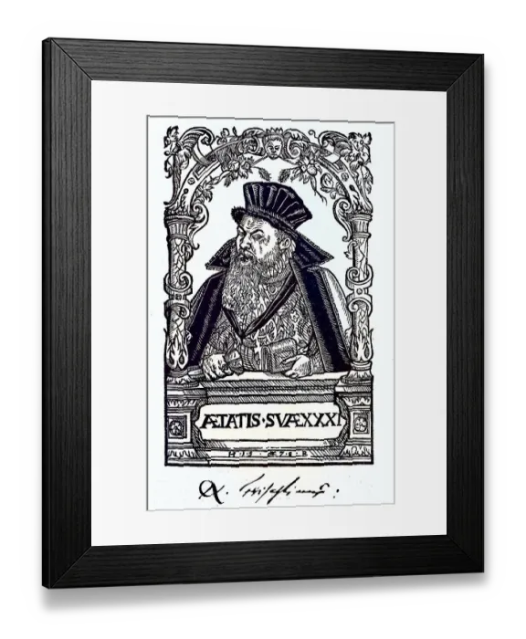Framed Print : Philipp Nicodemus Frischlin, 22 September 1547 Framed Print : Philipp Nicodemus Frischlin, 22 September 1547