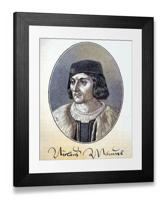 Framed Print : Niklaus Manuel, called Deutsch Framed Print : Niklaus Manuel, called Deutsch