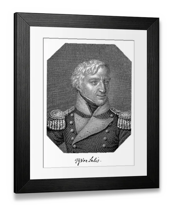 Framed Print : Johann Gaudenz Gubert Count and Baron of Salis-Seewis Framed Print : Johann Gaudenz Gubert Count and Baron of Salis-Seewis