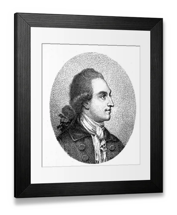 Framed Print : Johann Wolfgang von Goethe, 28 August 1749 Framed Print : Johann Wolfgang von Goethe, 28 August 1749