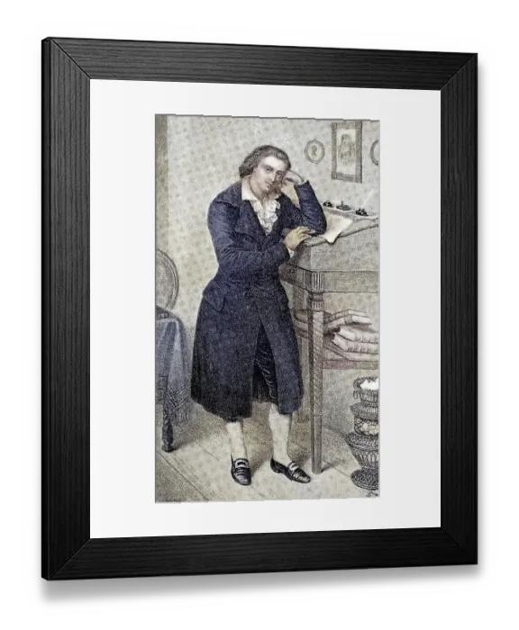 Framed Print : Johann Christoph Friedrich Schiller Framed Print : Johann Christoph Friedrich Schiller