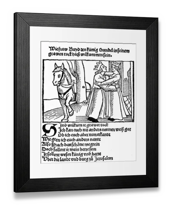 Framed Print : Orendel is a Middle High German poem Framed Print : Orendel is a Middle High German poem