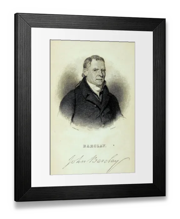 Framed Print : John Barcla (10 December 1758) (21 August 1826)