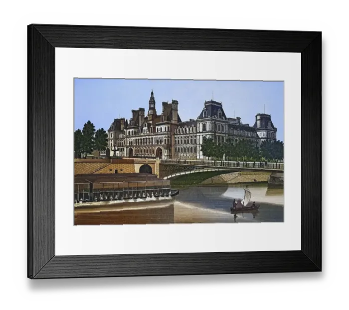 Framed Print : Paris, Nouvel Hotel de Ville, new city hall Framed Print : Paris, Nouvel Hotel de Ville, new city hall