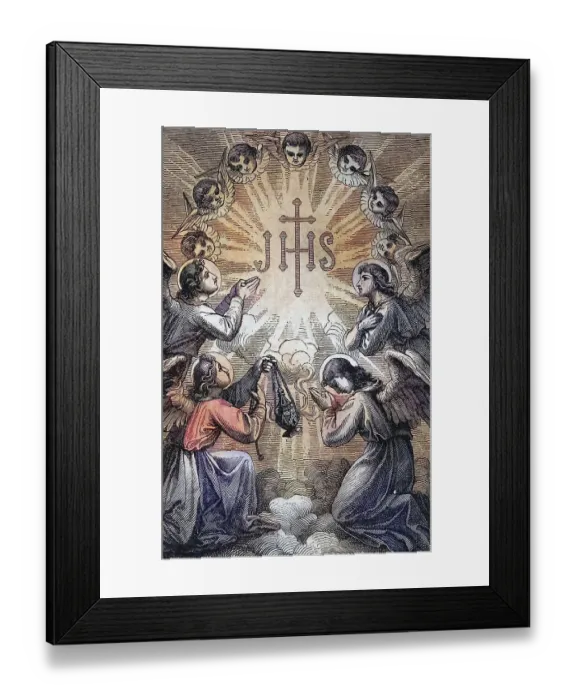 Framed Print : Biblical History, The Name of Jesus