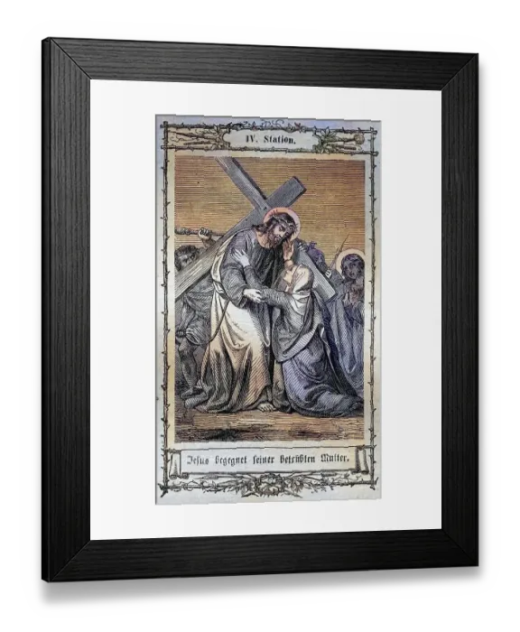 Framed Print : Biblical story, Stations of the Cross Framed Print : Biblical story, Stations of the Cross