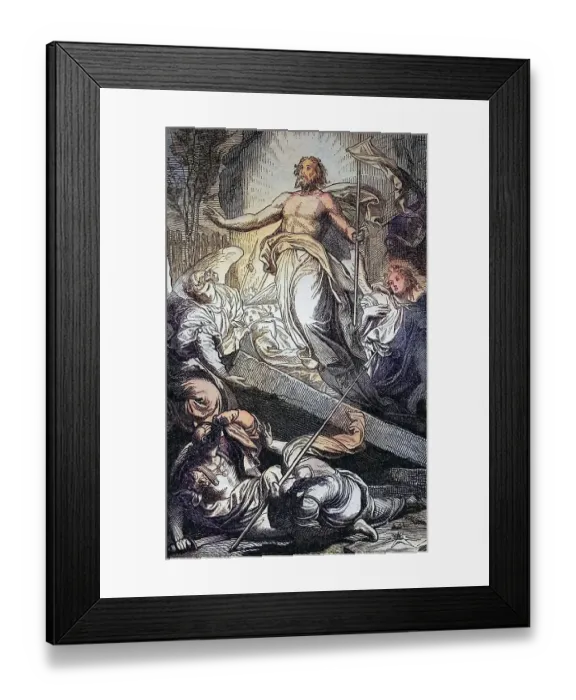 Framed Print : Biblical History, The Resurrection of Christ