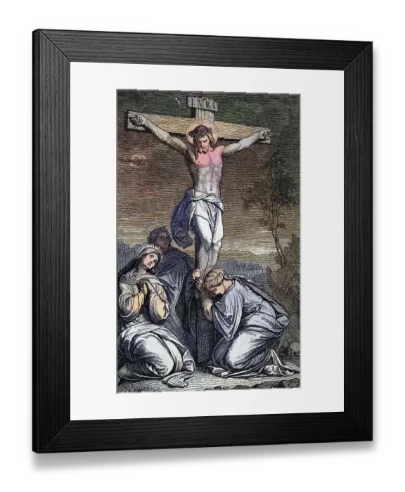 Framed Print : Biblical History, The Crucifixion of Christ Framed Print : Biblical History, The Crucifixion of Christ