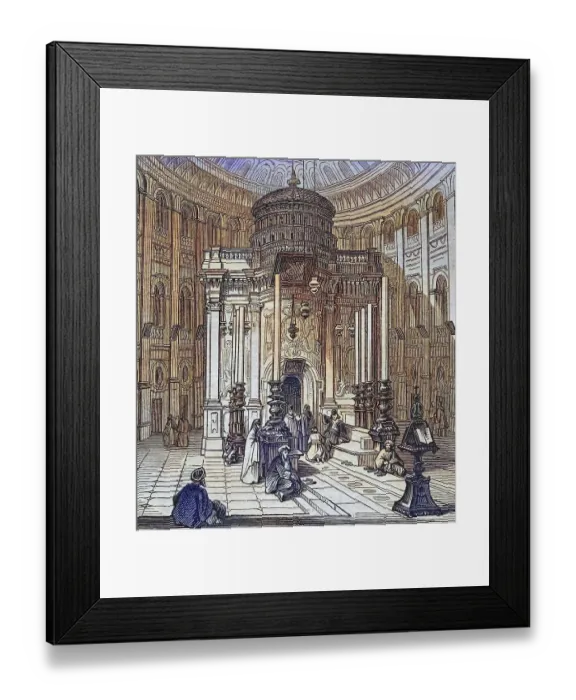 Framed Print : Biblical History, The Chapel of the Holy Sepulchre