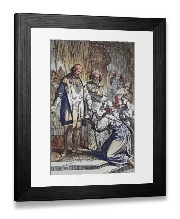 Framed Print : Biblical Story, The Captives Redeemed Framed Print : Biblical Story, The Captives Redeemed