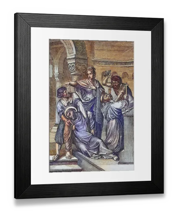 Framed Print : Biblical History, Martyrdom of St