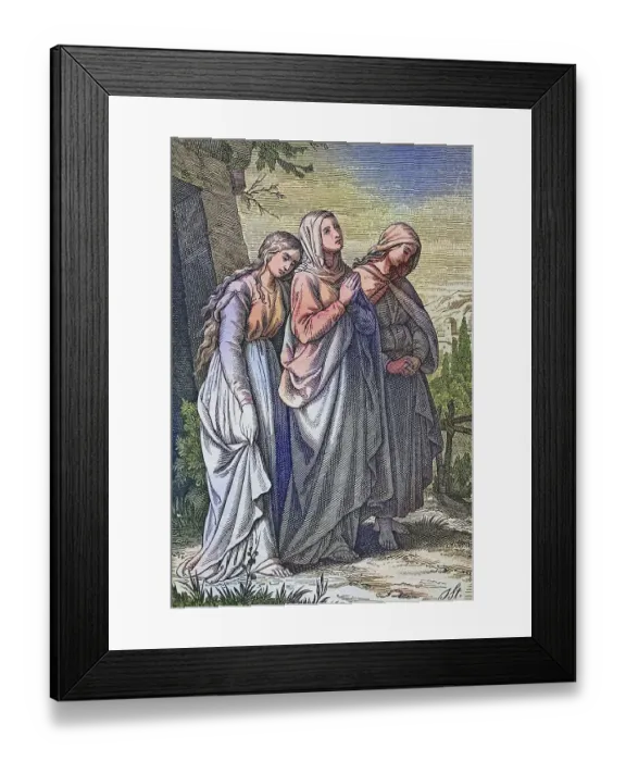 Framed Print : Biblical Story, Return from the Lords Grave Framed Print : Biblical Story, Return from the Lords Grave