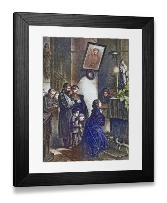 Framed Print : Biblical History, Mary, Helper of Christians Framed Print : Biblical History, Mary, Helper of Christians