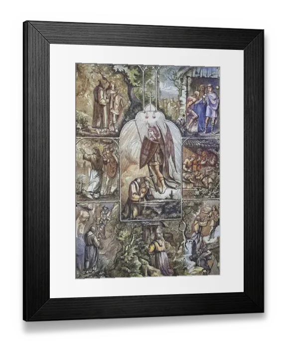 Framed Print : The Mysteries of Divine Providence