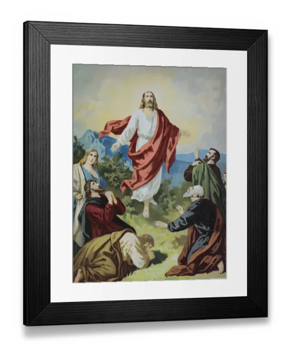 Framed Print : Biblical story, Ascension of Christ