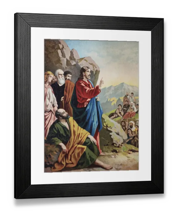 Framed Print : Biblical history, The Sermon on the Mount