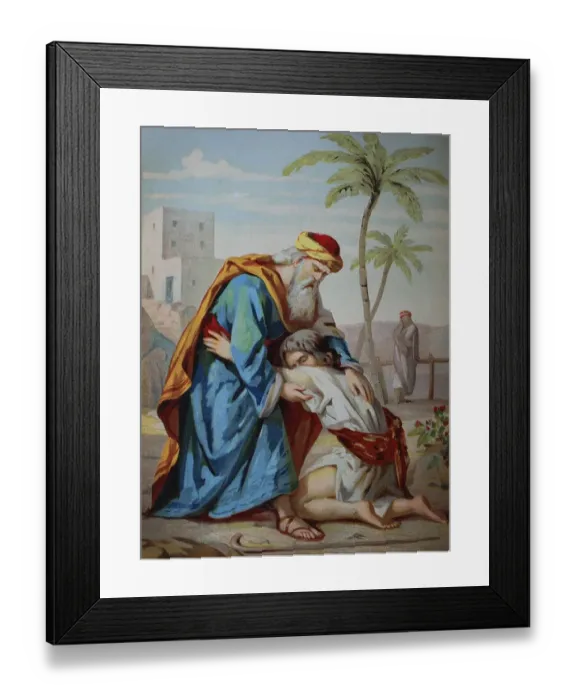 Framed Print : Biblical story, The Prodigal Son Framed Print : Biblical story, The Prodigal Son