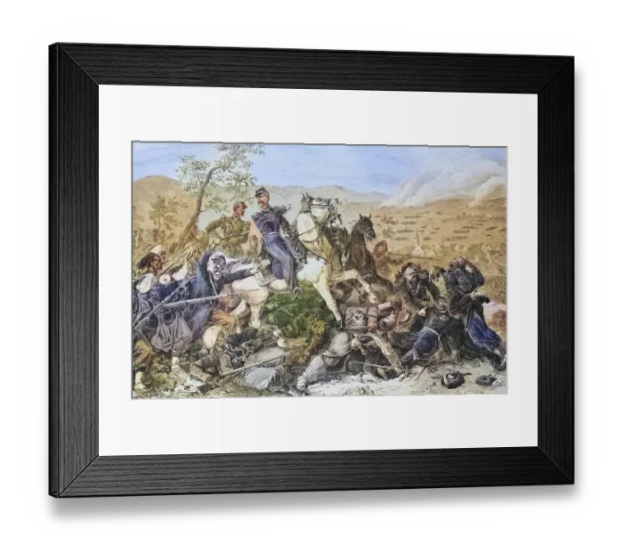 Framed Print : Max Mahon at the Battle of Woerth Framed Print : Max Mahon at the Battle of Woerth