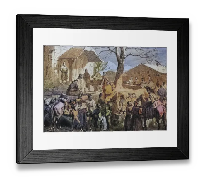 Framed Print : French Cuirassiers and Carabiniers marching from Neuchatel to Bern on 5 February 1871 Framed Print : French Cuirassiers and Carabiniers marching from Neuchatel to Bern on 5 February 1871