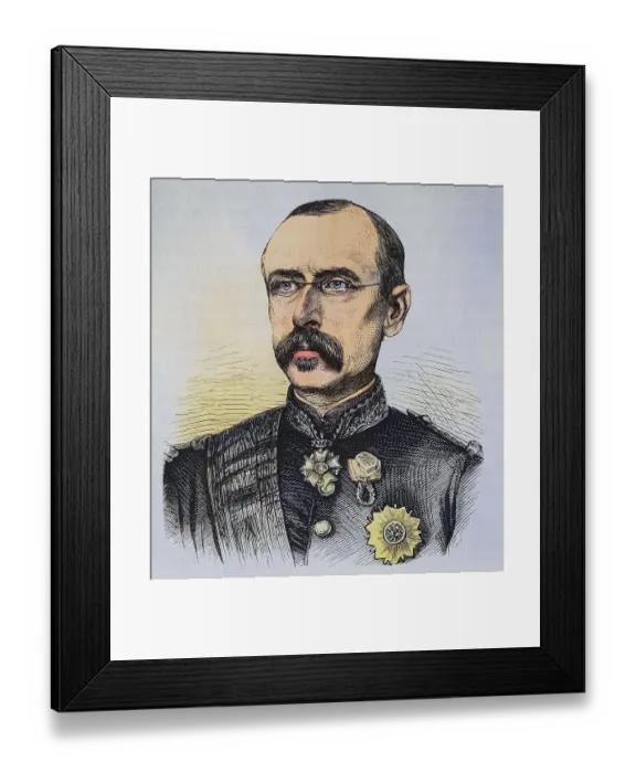 Framed Print : Louis Faidherbe, 1818-1889, French General