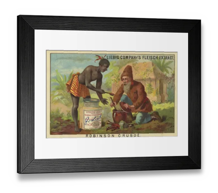 Framed Print : Picture series The Story of Robinson Crusoe
